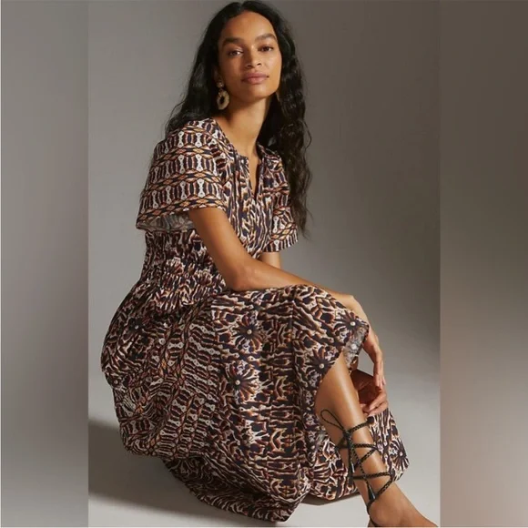 Anthropologie Multicolor Maxi Dress - Picture 4 of 15